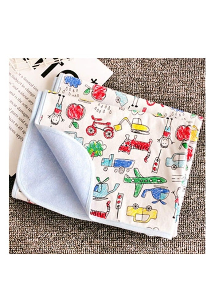 Sunbaby REUsable Changing Mats - Blue, Piece Of 1 - Image 3