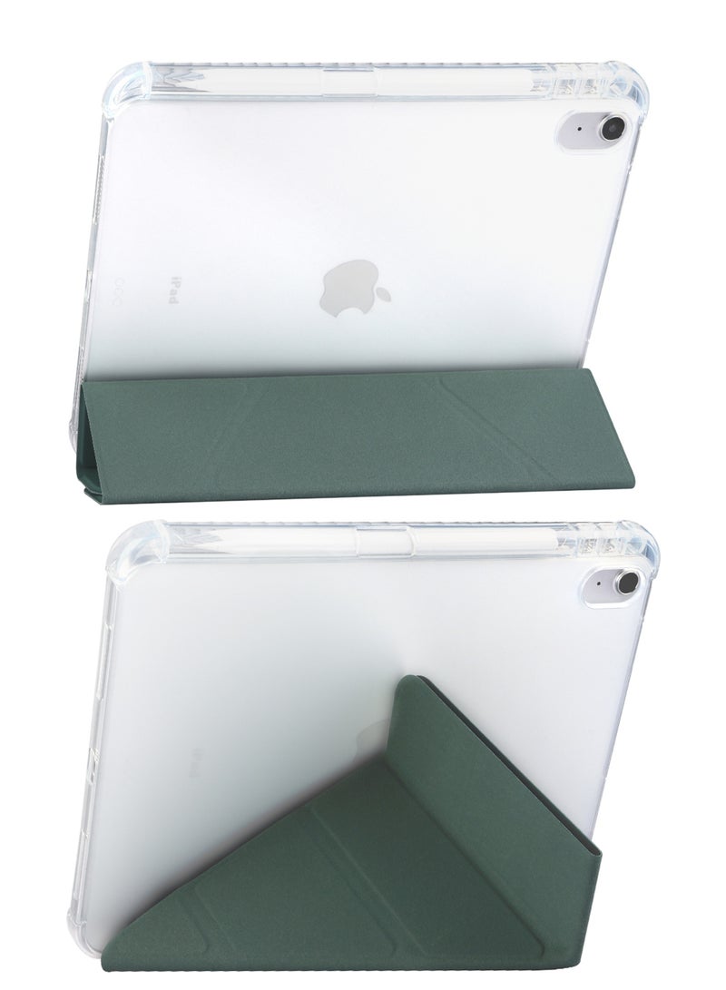 Rock Pow Case For iPad Air 11 inch (M3/M2) 2025/2024,iPad Air 5th 10.9 inch 2022/Air 4th 10.9 inch 2020 Generation Clear Back with Pencil Holder Auto Wake/Sleep Cover for air 4th/air 5th 10.9inch,air 6th/air 7th 11inch 2025/2024 - Image 3