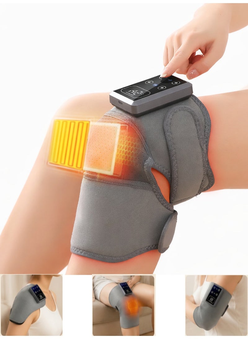 Super ZYouth Knee Heating Pad Knee Massager, 3-in-1 Knee Brace, Adjustable Vibration Heating Mode, Heated Knee Support With Vibration (1Pcs) - Image 1