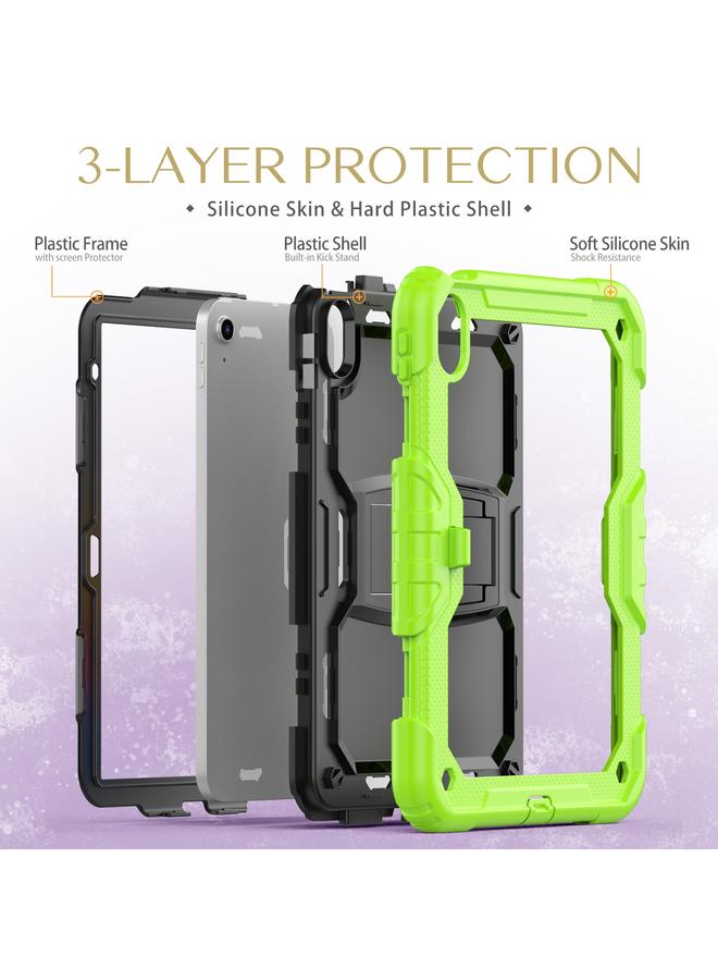 زبون حافظة لجهاز iPad 2025 / 2022 مصنوعة من السيليكون المقاوم للصدمات + حافظة واقية للكمبيوتر اللوحي - Image 5