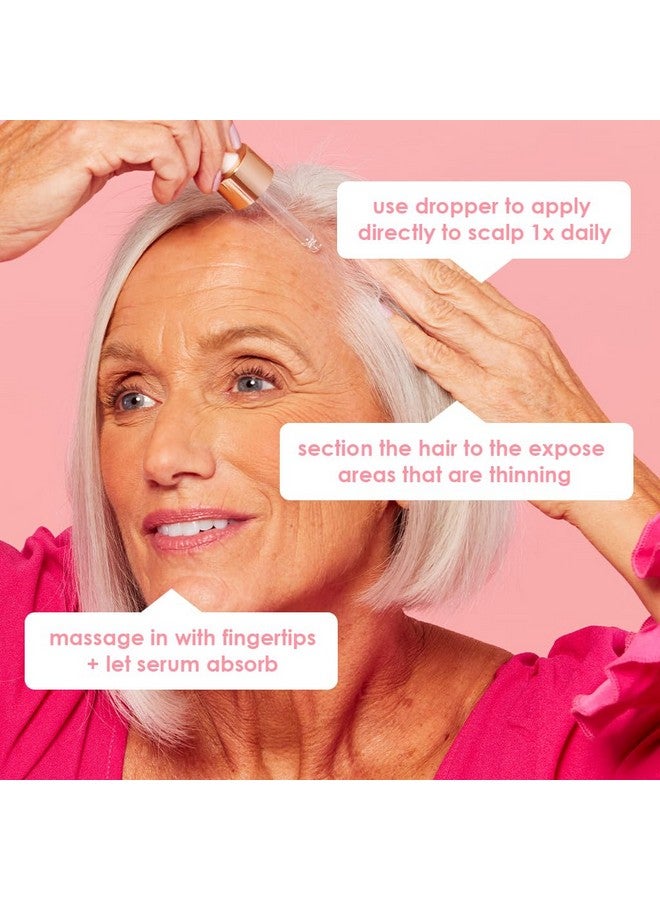 Grande Cosmetics Hair Serum for Men and Women, Promotes Thickness in Thinning Hair, Safe for Color Treated Hair | 40 ml - Image 4