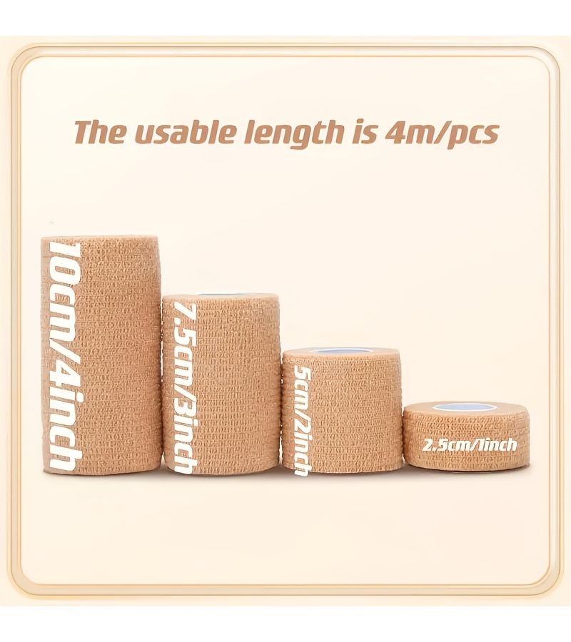 3 Pack Self Adhesive Elastic Bandage 3in x 13ft Breathable Athletic Tape for Cats - Image 3