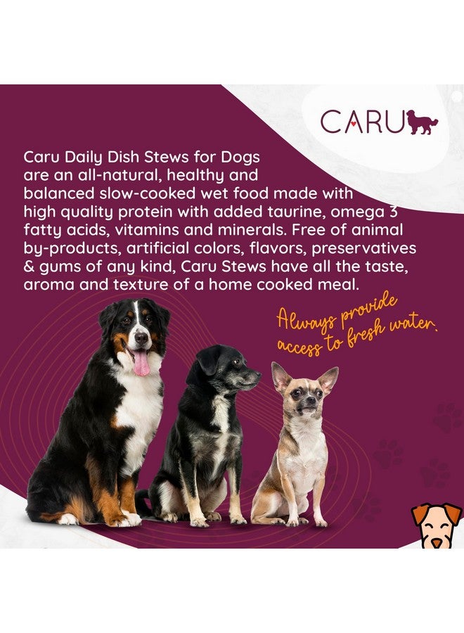 كارو - أطباق اليخنة اليومية - طعام كلاب رطب صحي وعملي أو عبوة متنوعة من إضافات الطعام - لحم بقري، دجاج، ديك رومي، لحم بقري مع دجاج، ديك رومي مع سلمون، ديك رومي مع لحم ضأن - علب كرتون 12 أونصة - عبوة من 6 قطع - Image 4