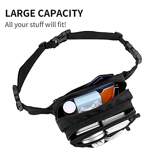 USPECLARE Fanny Pack for Women for Work,Multi-purpose Waist Bag for Travel & Sporting Event - Image 4