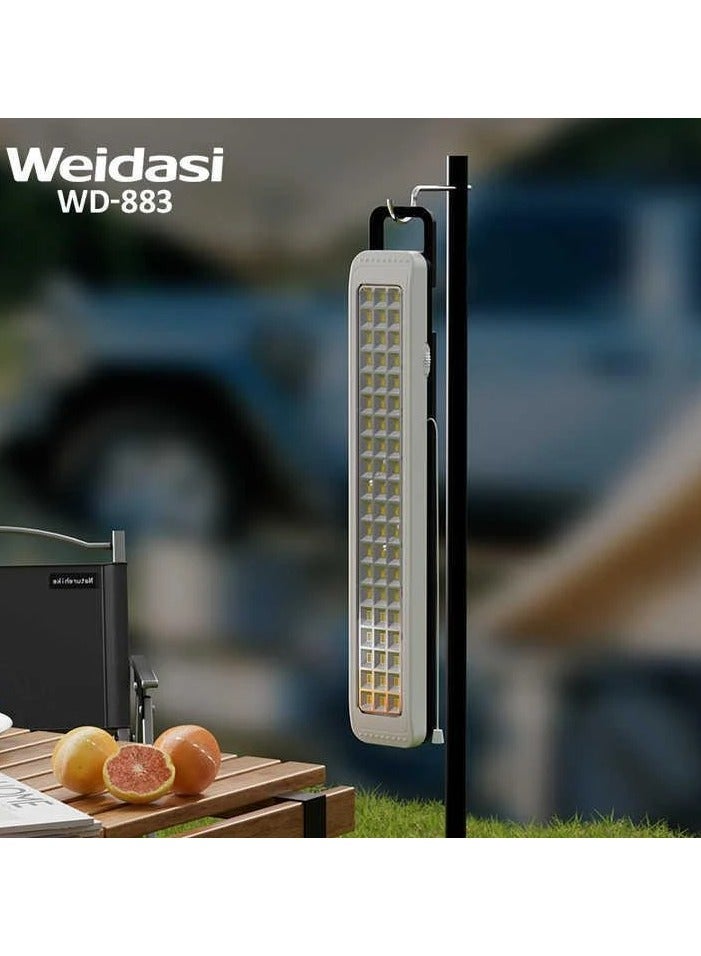 ويداسي مصباح طوارئ قابل لإعادة الشحن 60 لمبة موديل  WD-883 - Image 3