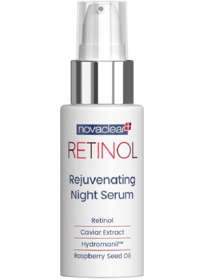 Novaclear Retinol Serum 30ml – Anti-Aging Face Serum with Retinol for Wrinkle Reduction & Skin Renewal - Image 1