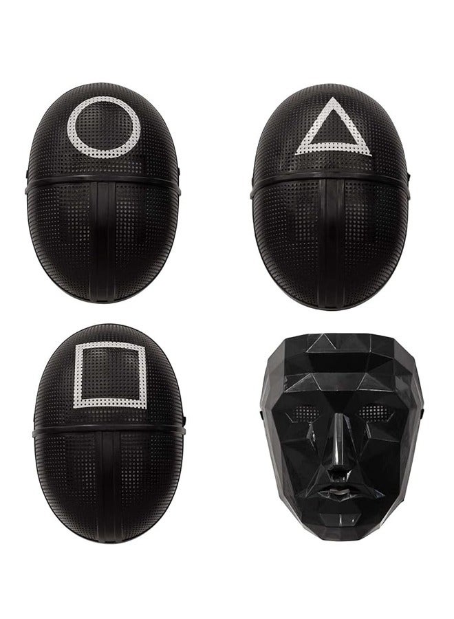 4-Piece Squid Game Mask Set  - Image 1