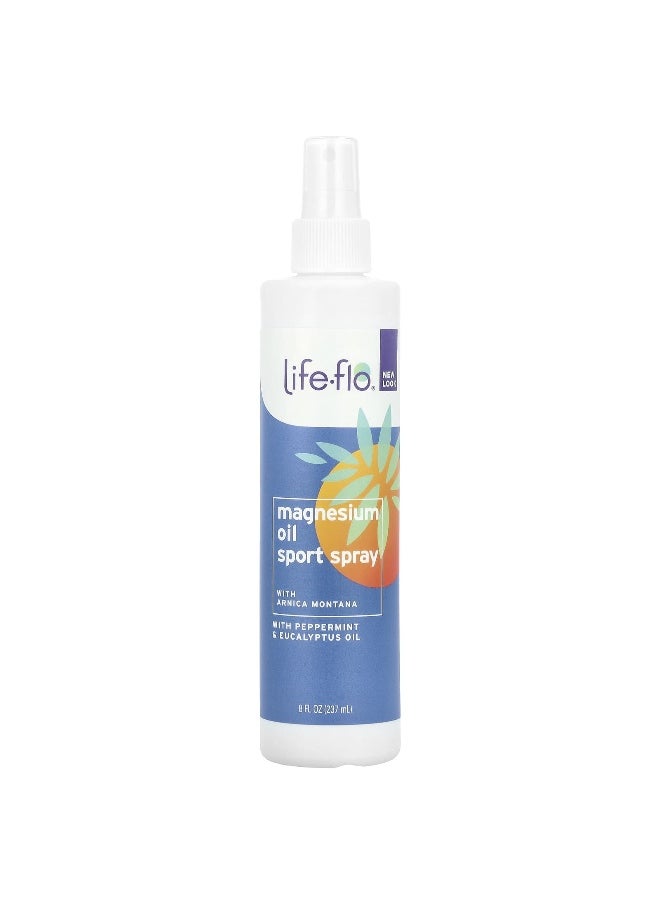 Life-flo Life-flo, Magnesium Oil Sport Spray, 8 fl oz (237 ml)  - Image 1