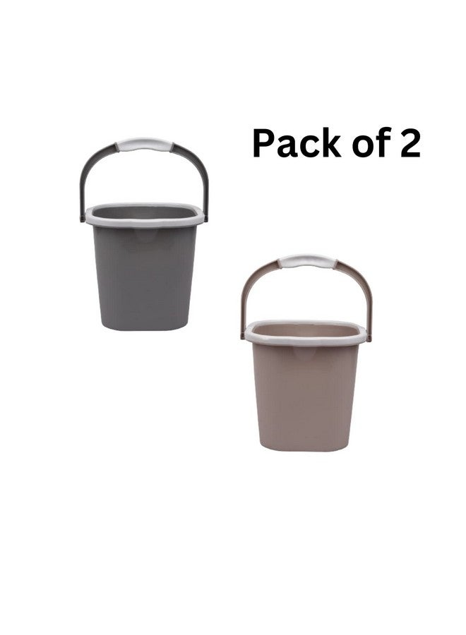 Regalo Plastic Bucket 5Ltr Bucket -Small (Square-Packof2) - Image 4