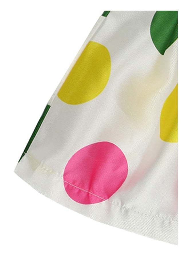 Panco - FLEXIBLE Polka Dot Patterned Skirt - Image 1