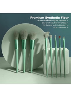 Professional Premium Synthetic Makeup Brush Set Blush Contour Eye Make Up Brush Kit (Green) 8Pcs - pzsku/Z3BCEE1649D09ECD8D23DZ/45/_/1733729739/43a334b6-b05f-4047-a88e-a3838e6ac83e