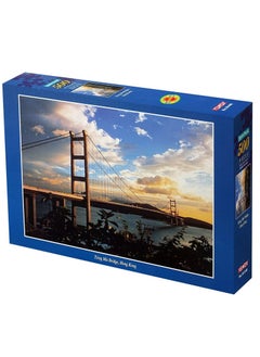 Tomax - Tsing Ma Bridge , Hong Kong Glow in the Dark Puzzle 500 Pieces - 50-048