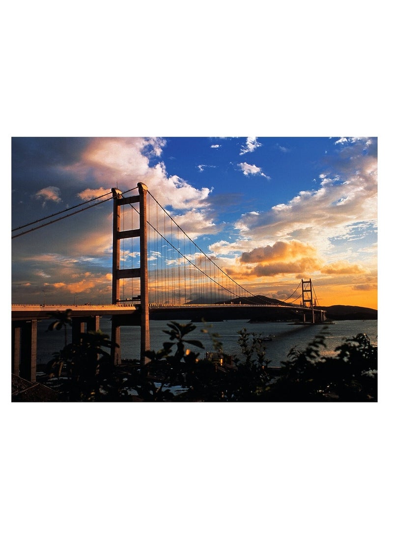 TOMAX - Tomax - Tsing Ma Bridge , Hong Kong Glow in the Dark Puzzle 500 Pieces - 50-048 - Image 1