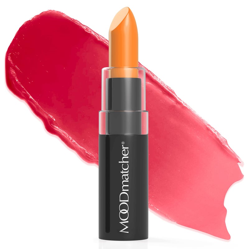 MOODmatcher LIVAURA Original Color Changing Lipstick â€“ 12 Hours Long-Lasting, Moisturizing, Smudge-Proof, Glamorous Personalized Color, Premium Quality â€“ Made in USA (Orange) - Image 1