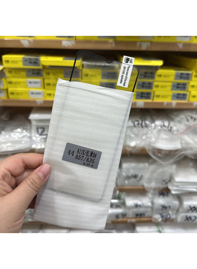 Mudeng Tempered Film Anti-static For Iphone15/VIVO/For Huawei Glory Mobile Phone Tempered Film Protective Film-Color:Full Screen-Dimensions:M31 X21/R15/R15PRO/A3/A5/Y85/Y81/Z1/Y89/Z3X/Z1I