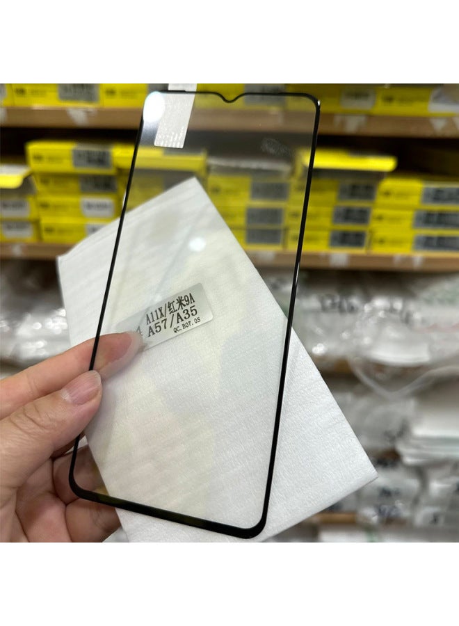 Mudeng Tempered Film Anti-static For Iphone15/VIVO/For Huawei Glory Mobile Phone Tempered Film Protective Film-Color:Full Screen-Dimensions:M31 X21/R15/R15PRO/A3/A5/Y85/Y81/Z1/Y89/Z3X/Z1I