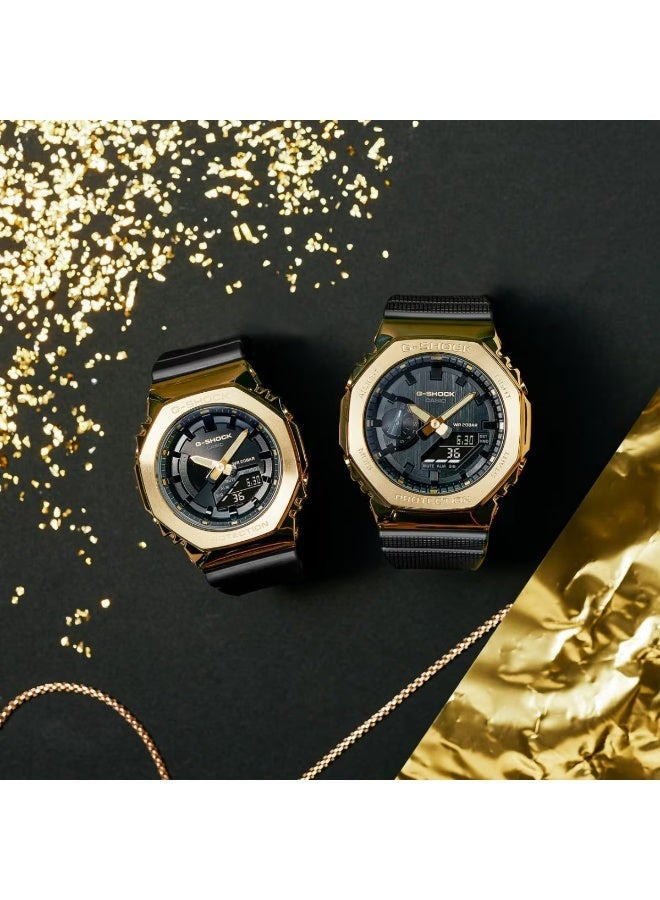 كاسيو ساعة كاسيو جي-شوك ​​GM-S2100GB-1ADR ذهبية تناظرية رقمية للنساء - Image 2