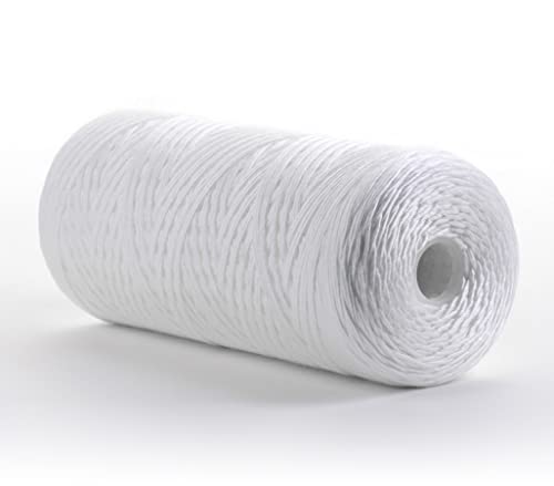 Hydronix SWC-45-1030 Universal Whole House Sediment String Wound Water Filter Cartridge 4.5" x 10" - 30 Micron - Image 3