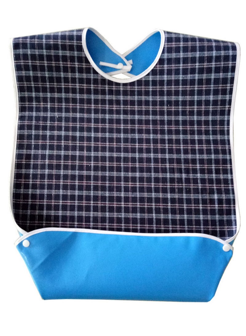 Adult Bibs, Adult Washable Waterproof Dining Mealtime Bib for Elderly Men Women - Image 1