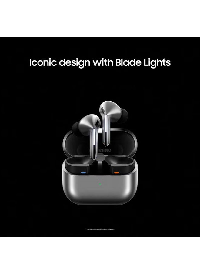 Ocean Buds 3 Pro Wireless Bluetooth Headphones, Active Noise Canceling (ANC), Adaptive Noise Canceling, 360 Audio, In-Ear Headphones with Hi-Fi Sound, Compatible with Samsung, Silver  - Image 2