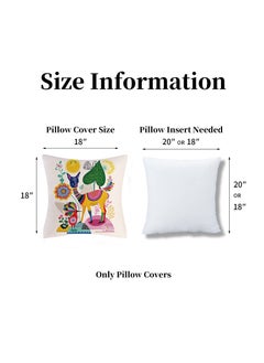 Y&D Colorful Throw Pillow Case, Covers 45x45 Decorative Case Set of 4 Linen Boho Cushion 18 x inch for Couch Sofa Car Bed Living Room  - Image 2