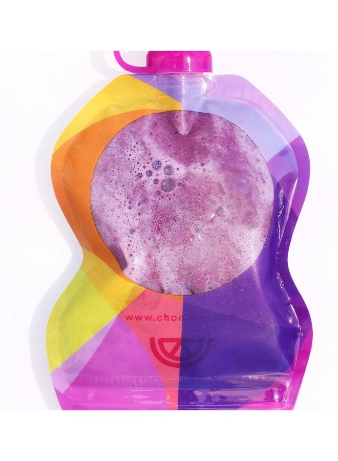 تشو مي Reusable Baby Food Pouches, SnakPack | Secure Double Lock Zipper (TropiColor) - Image 4