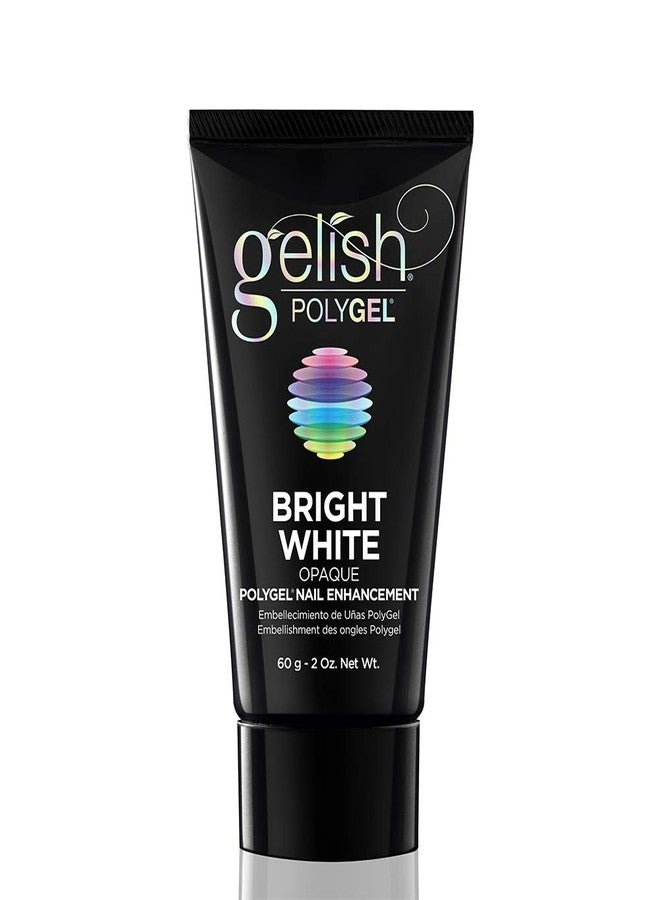 Gelish PolyGel Brand - Hybrid Nail Enhancement, Nail Tips For Acrylic Nails, Lighter, Stronger, Odor-Free, No Monomer, Fast Application, Perfect for Sculpting Nails - Bright White, 2 oz - Image 1