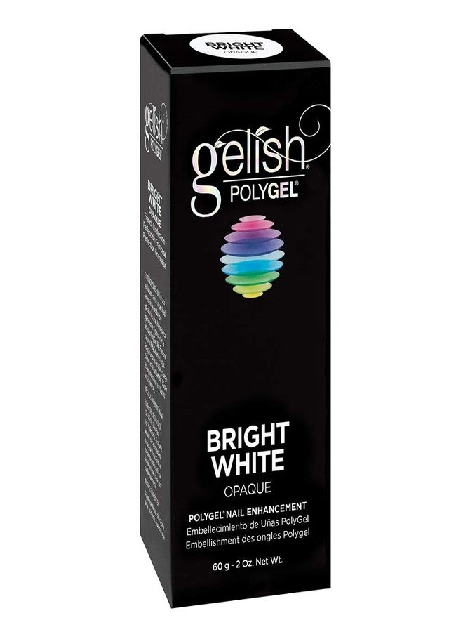 Gelish PolyGel Brand - Hybrid Nail Enhancement, Nail Tips For Acrylic Nails, Lighter, Stronger, Odor-Free, No Monomer, Fast Application, Perfect for Sculpting Nails - Bright White, 2 oz - Image 3