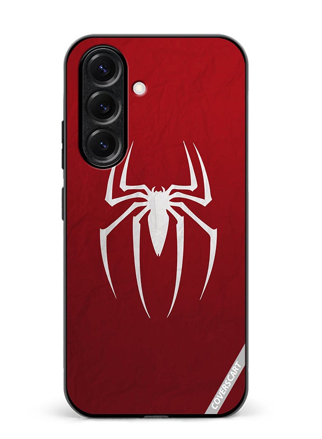 Protective Case Cover For Samsung Galaxy A56 Spider Design Red