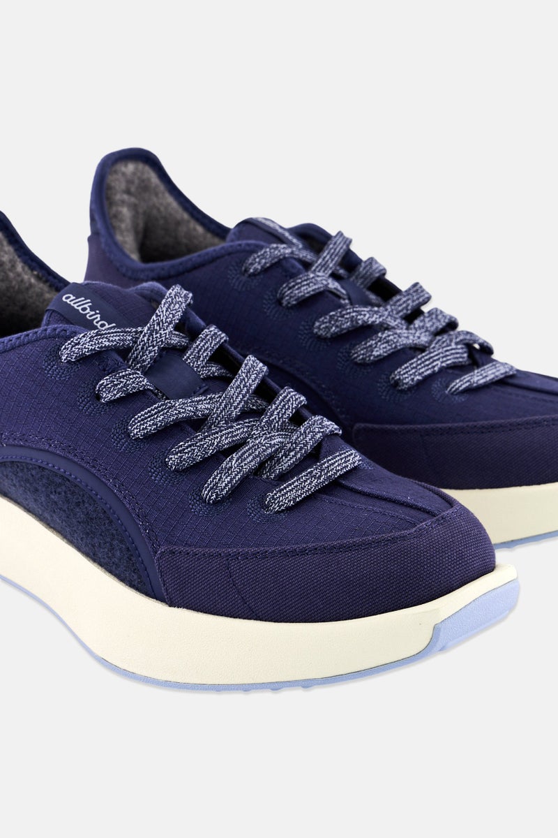 Allbirds Women Riser Lace Up Casual Shoes, Navy - Image 3