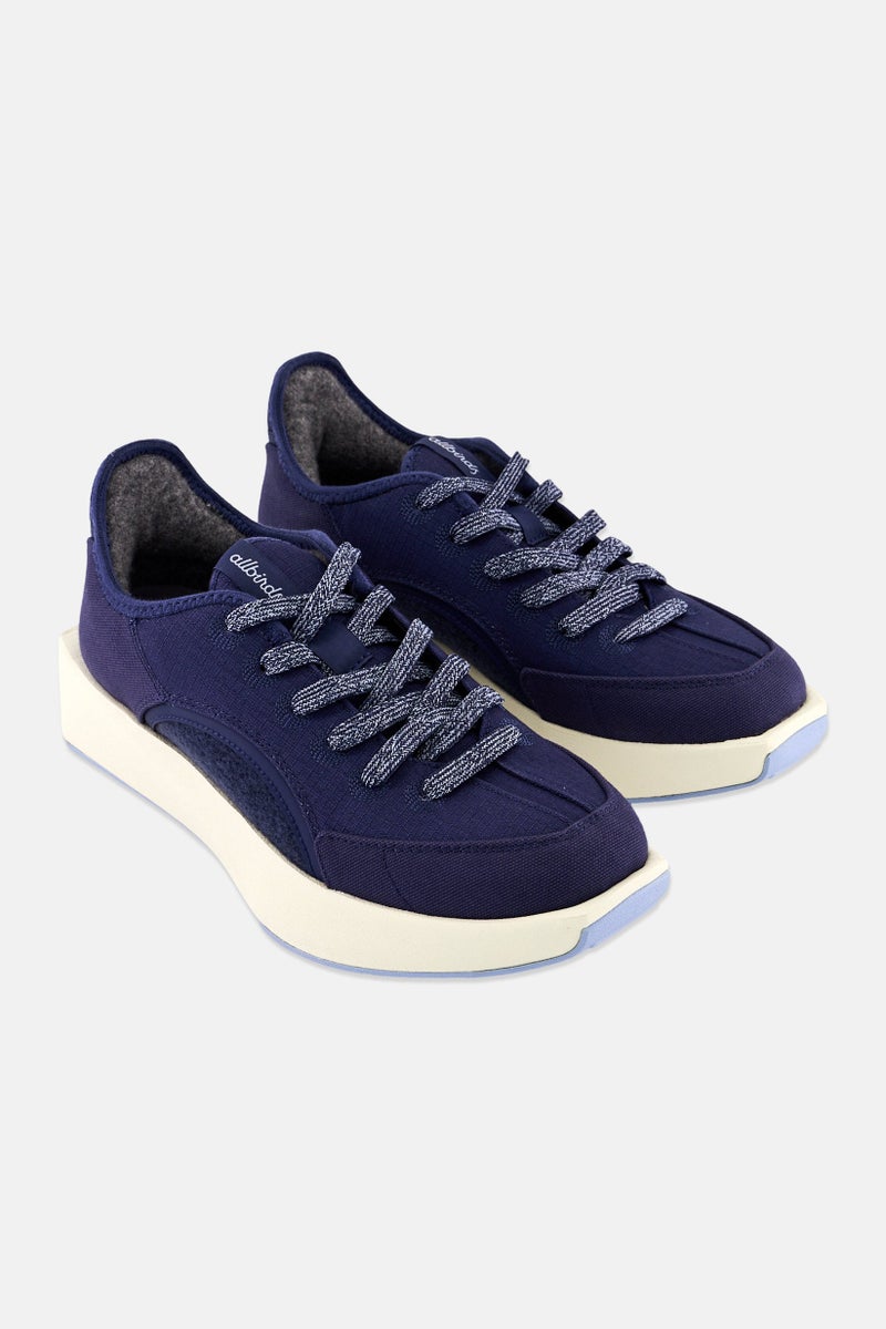 Allbirds Women Riser Lace Up Casual Shoes, Navy - Image 1