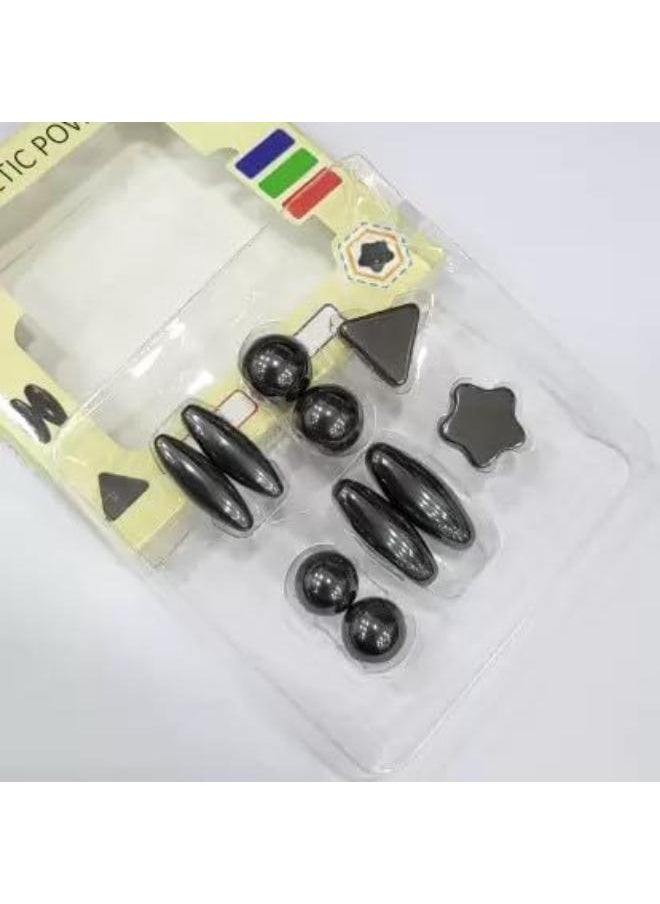 Generic Magnetic Power Play Set 10 PCS In 4 Shapes 