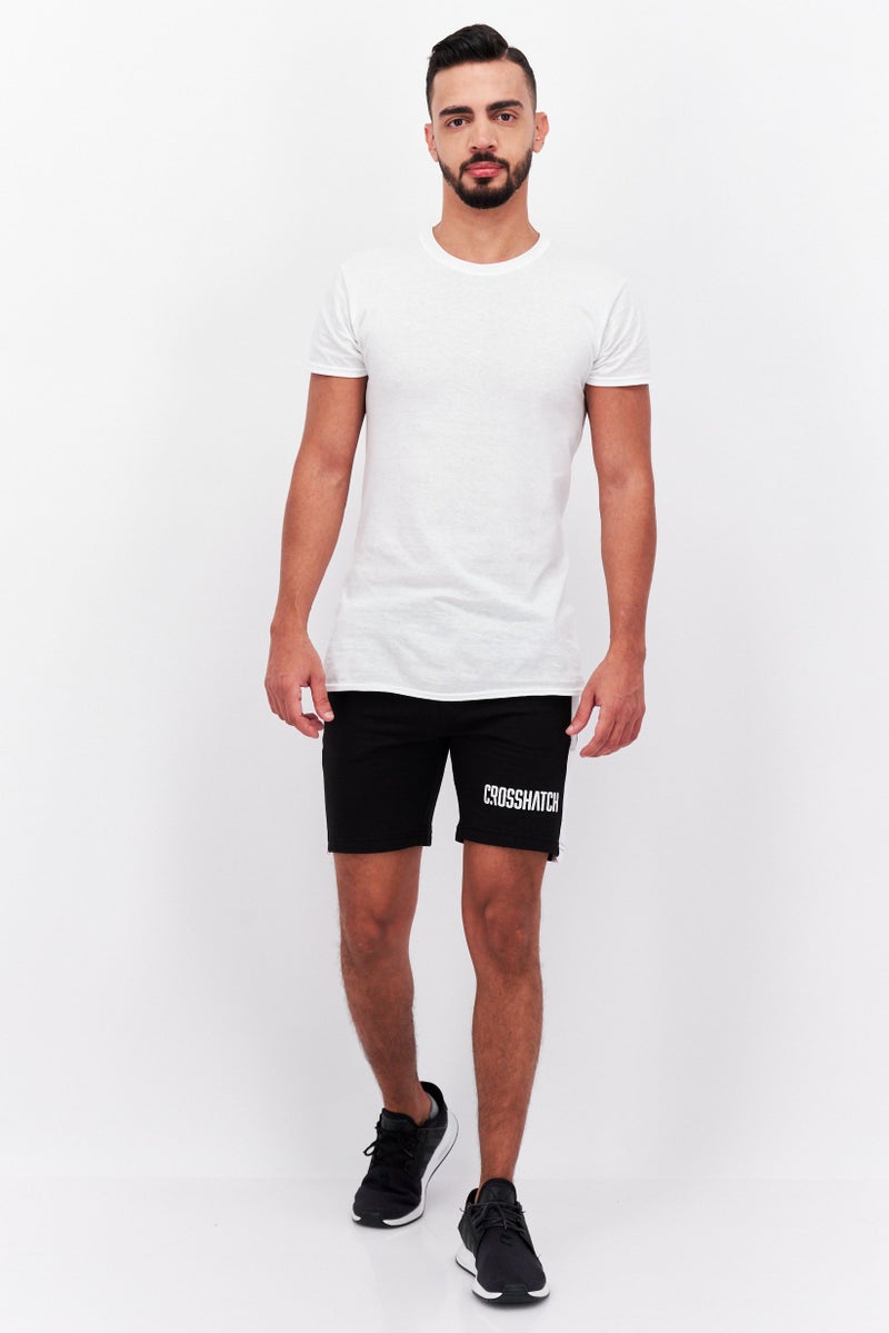 CROSSHATCH Men Sportswear Fit Plain Training Shorts, Black - Image 2