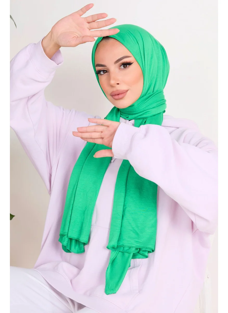 Tofisa 23353-GREEN Combed Cotton Shawl
