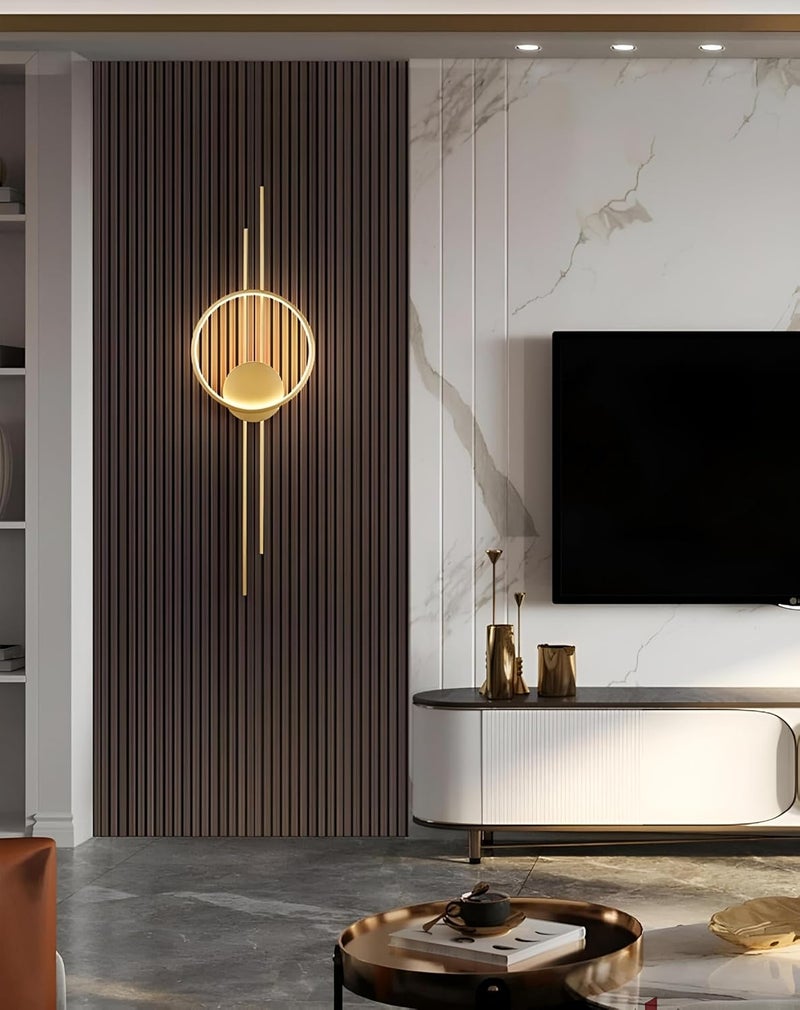 FILLISKA Led Wall Highlighter Light, 3-in-1 Colour Changing, Luxurious Wall Decor (12 Watt Acoustic Gold) - Image 5
