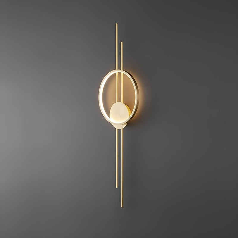 FILLISKA Led Wall Highlighter Light, 3-in-1 Colour Changing, Luxurious Wall Decor (12 Watt Acoustic Gold) - Image 1