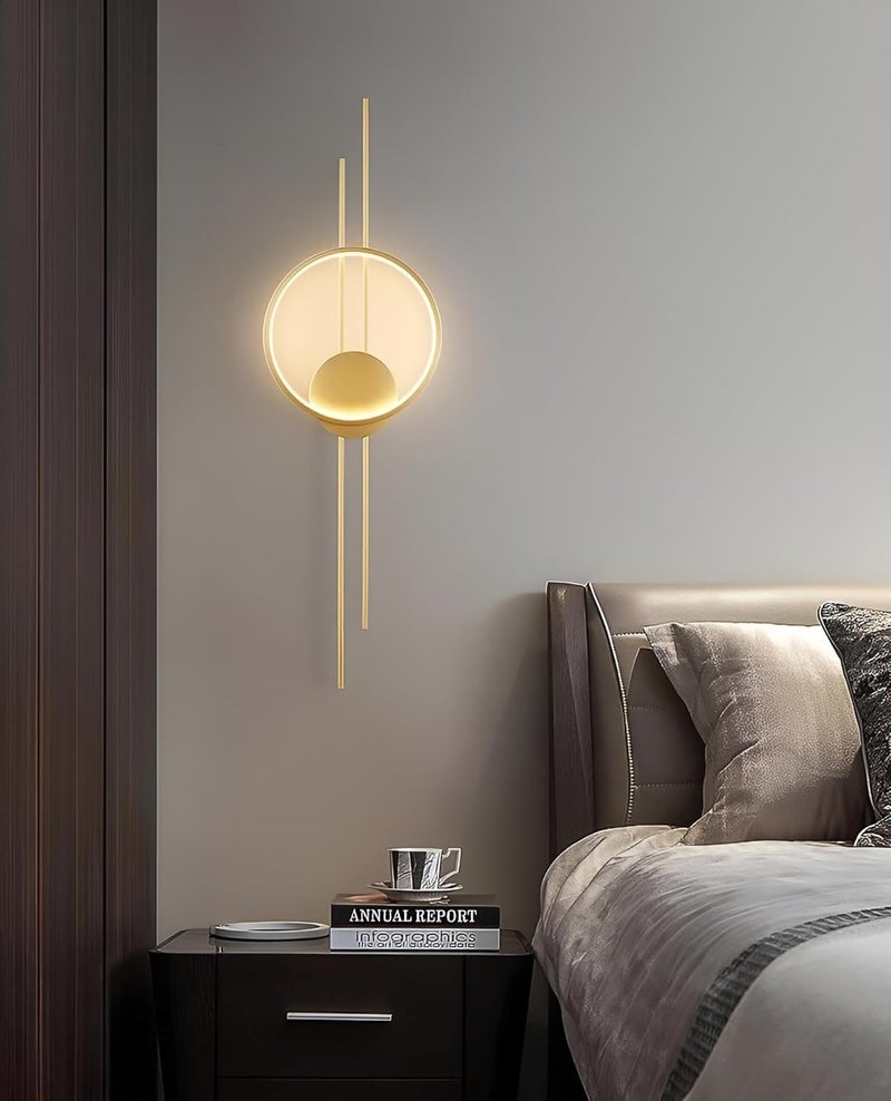 FILLISKA Led Wall Highlighter Light, 3-in-1 Colour Changing, Luxurious Wall Decor (12 Watt Acoustic Gold) - Image 2
