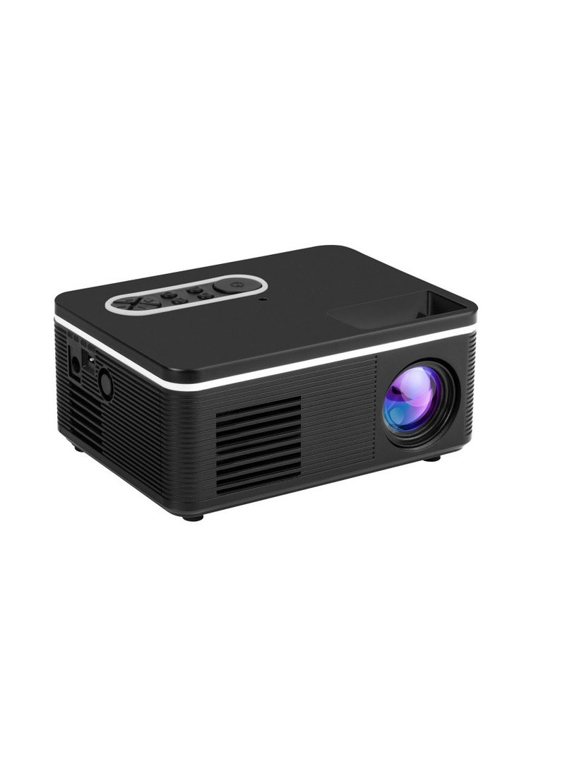 Portable Mini LED Projector, 1920*1080 Pixels 600 Lumens Projector, Home Media Player, Built-in Speaker  - Image 1