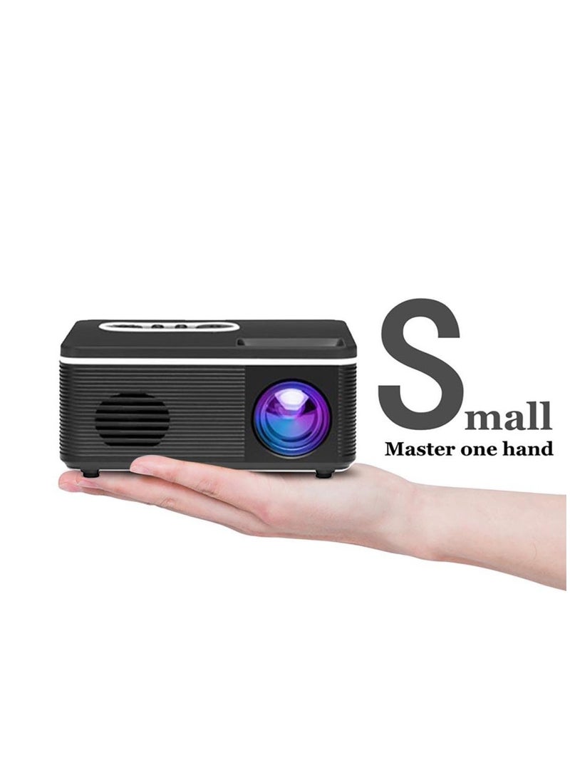 Portable Mini LED Projector, 1920*1080 Pixels 600 Lumens Projector, Home Media Player, Built-in Speaker  - Image 3