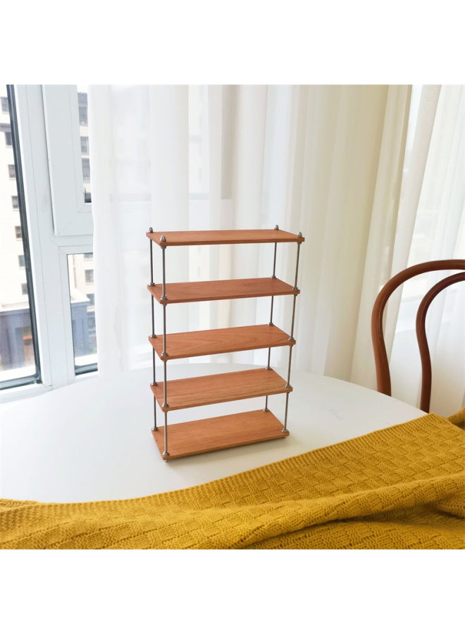 Multi-layer Storage Rack Storage Rack Bookshelf Silent Wind 6 Fen Baby House 0b11 Bjd Cotton Doll Cloth-Color:Style Three High 26.7cm Long 16.7cm - Image 1