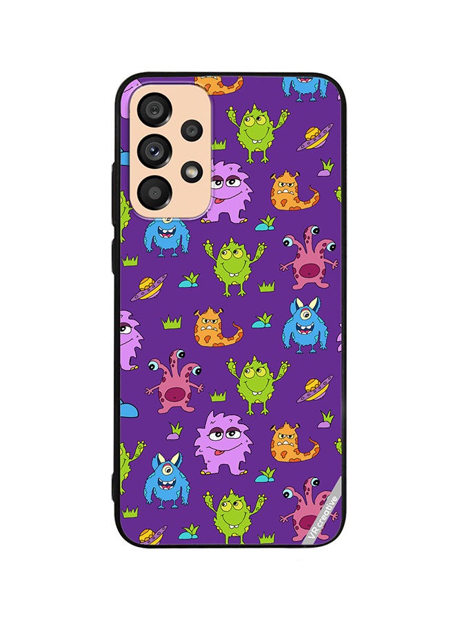 VR CREATIVE Protective Case Cover For Samsung Galaxy A72 Monsters Cartoon Design Multicolour - Image 1