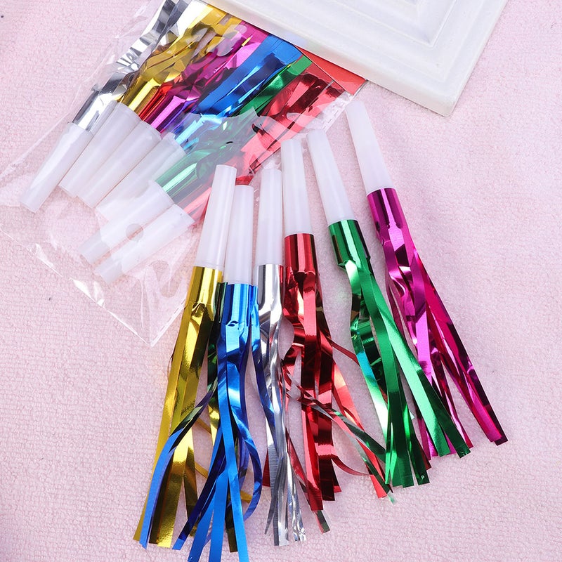 84 pcs Filament Whistles Kids Noise Makers Cheering Props Kids Playing Whistle for Birthday Halloween (Random Color) - Image 3