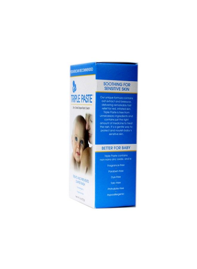 Triple Paste Medicated Ointment For Diaper Rash Hypoallergenic 2 Oz (Pack Of 1) - Image 4