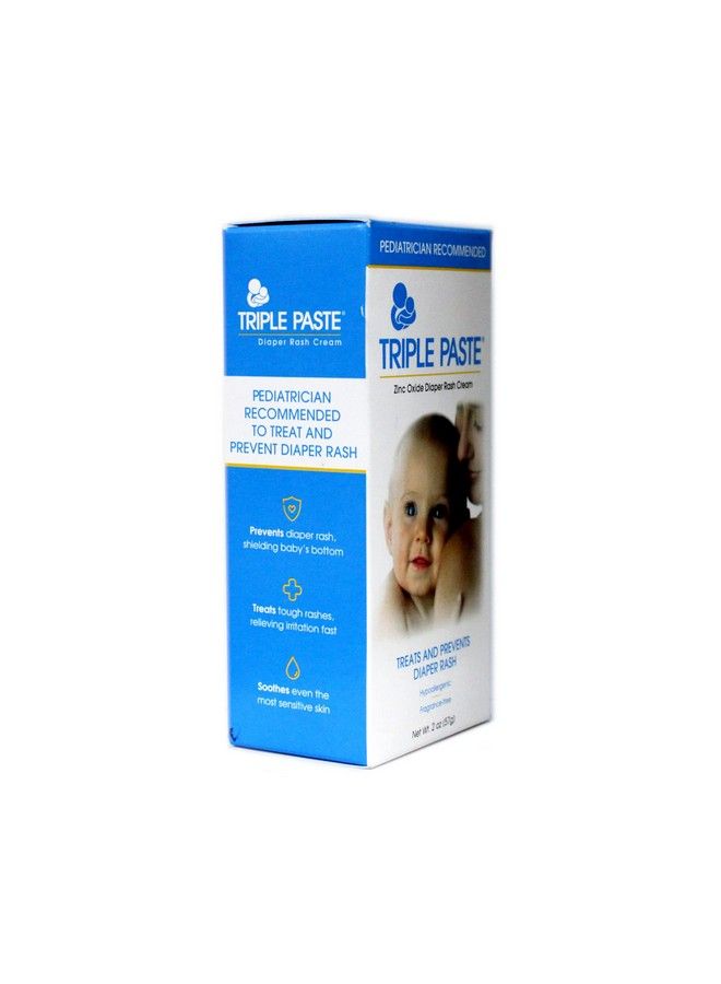 Triple Paste Medicated Ointment For Diaper Rash Hypoallergenic 2 Oz (Pack Of 1) - Image 3