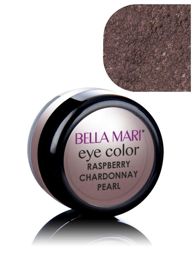 Nature's Brands Bella Mari Natural Mineral Eyeshadow, Raspberry Chardonnay (Pearl); 0.1oz