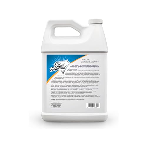 Black Diamond Stoneworks get serious septic tank treatment - liquid enzymes for residential, commercial, industrial, and rv's systems (1 gallon) - Image 2