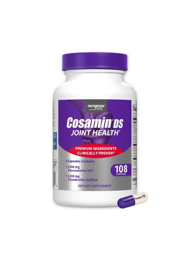 Nutramax Laboratories Cosamin DS For Joint Health Comfort & Mobility, 108 Capsules  - Image 1