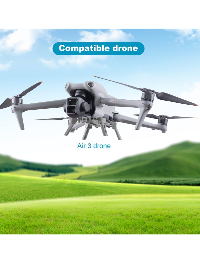 سيوسي - قوائم هبوط قابلة للطي لـ DJI Air 3، تمديد ارتفاع هبوط الترقية، متوافقة مع طائرة الدرون الريموت كنترول DJI Air 3. - Image 1