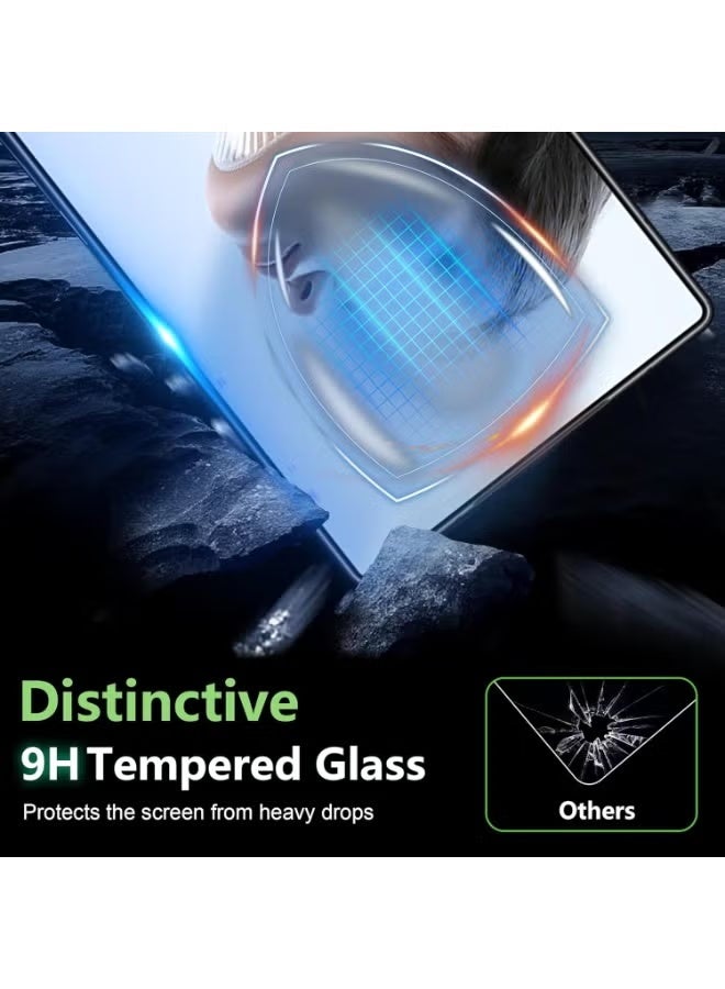 Foluu 2 Pack for ZTE nubia Red Magic 11 Pro / 11 Pro+ Screen Protector, HD Full coverage Anti-Fingerprint Tempered Glass Protection Film [Fully Transparent without Black Borders] - Image 4