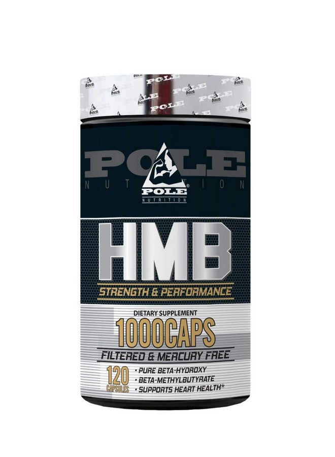 التغذية القطب Pole Nutrition HMB Strength And Performance - مكمل غذائي بيتا هيدروكسي نقي لدعم صحة القلب | 120 كبسولة، ضروري للقوة والأداء - Image 1